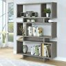 00194645375118 Copper Grove Podilsk Contemporary Bookcase Weathered Grey Modern