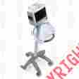 0040-00-0287-01 Transport Rolling Stand Mindray Datascope Quick Release Part
