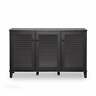 00887178597330 Porch Den Espresso Wood Cabinet Brown Transitional Traditional
