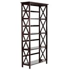 0218410820 Highlights Montego Open Bookcase Home Walnut Decorators Furniture 846877009803