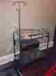 04-25-5015n Pocket Nurse Stainless Steel Hospital Grade Baby Bassinet W Drawer Basin Shelf Ivy Pole