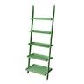 095285411580 French Country Bookshelf Ladder With Green Finish