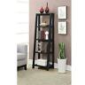 131596bl 095285413607 Convenience Concepts Newport Lilly Bookcase With Tier Shelving