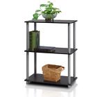 10024bk-gy Furinno Compact Multipurpose Shelf Display Rack 736211519399