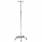11360 Brewer Brewers Aluminum Base Five-leg Iv Pole With 4 Rams Horn Hook