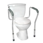 12001-4 Drive Medical Assembled Toilet Safety Frame With Adjustable Arms Aluminum