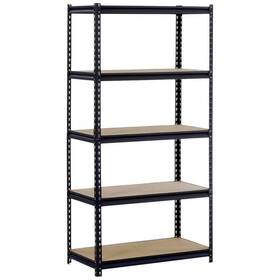 45x90x180cm 13029412 975685862604 5 Tier Heavy Duty Storage Shelf Garage Shelving Unit Black