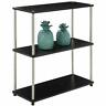 Designs2go 151049 Convenience Concepts Bookshelf Black 095285408160