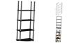 18123bk-gy Furinno Multipurpose Shelf Display Rack Square Tubes