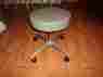 183-001 Midmark Vintage Metal Doctors Exam Stool Chrome Model Adjustable