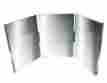 19-1061 Fabrication Enterprises Glassless Mirror Triple Panel 12 W X 16 H 714905021458