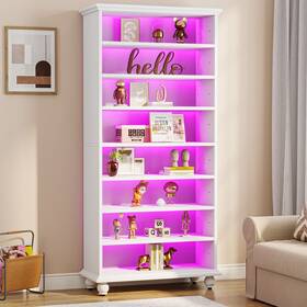 1easylife 036659149968 9-tier Tall Bookshelves Led Bookcase For Study Room