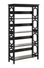 203250bl Omega Tier Bookcase Black In 095285417018