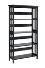 203350bl Mission Tier Bookcase Black In 095285417070
