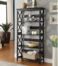20559108 Copper Grove Vertical Black Bookcase Living Room Book 689806986208