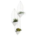 209781 Kate And Laurel Tain Metal Wall Hanging Planter 032231525717