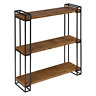 211959 Kate And Laurel Lintz Modern Industrial Wood With 691042893929