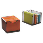 2173bl Safco Products Onyx Mesh Cube Bins Black 073555217322