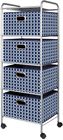 22008 Bintopia 4-drawer Trolley Cart