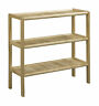 2215-chs New Ridge Home Goods Abingdon Solid Birch Wood Shelf Large