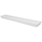 230016 Hillman Fasteners High Mighty Beveled Floating Shelf White 038902132147