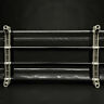23668249 Atimart Multifunctional Assembled Tiers Compartments Storage Shelf Black 600358393849