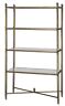 7929773 24277 Uttermost New Henzler Glass Shelf Etagere Forged Iron 792977242773