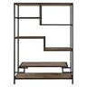 7929775 24682 Uttermost Sherwin Inch Industrial Etagere Aged Black Finish 792977246825