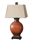 7929778 26517 Uttermost Suri Burnished Red Crackled Ceramic Table Lamp 792977265178