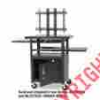7176411 27532 Balt Height-adjustable Tv Cart Four-shelf 24w X 18d 62h Black Box 2 Of 717641275321