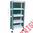 325-4c Mjm International 33 L X 65.5 H 20 W Linen Cart