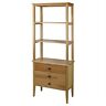 328-40  American Trails Bookcase With Drawers Natural 030159001665