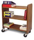 23790 3315 Catskill Craftsmen Library Book Truck Flat Shelves In 010246331509