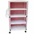 332-4c Mjm International 42 L X 65.5 H 20 W Linen Cart