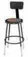 6218hb-10 3416907 National Public Seating 2-pc Adjustable Backrest Stool With Black Frame Id 604747621810