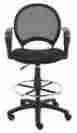 3428134 B16217 Boss Chair Mesh Drafting Stool With Loop Arms Id 751118162172