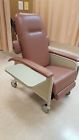 D577-r 4-position Drive Medical Clinical Care Recliner W 5 Casters In Rosewood