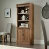 420609 Sauder Palladia Library Bookcase With Doors Vintage Oak 042666032735