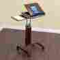 0173427 51217 Calico Designs Tabletop Podium Lectern With Slide-out Shelf Sit To Stand Up Cart 017342512177