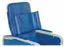 5271-07-00-00-pb Winco Manufacturing Three Position Drop Arm Convalescent Recliner With Tray Gray Iv Pole Left Rear