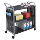 G3230915 5339bl Safco Scoot 3 Shelf 0073555533927