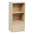 596212 Iris Usa Tier Wood Storage Shelf With Door 762016464671