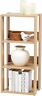596227 Iris Usa Tier Wood Bookshelf Home Office Closet Storage Light