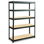 6246bl Safco Products Boltless Steel And Particleboard Shelving Shelves Black