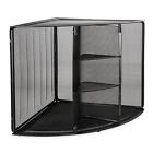 62630 Rolodex Mesh Collection Corner Desktop Shelf Black