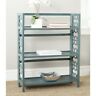 683726708681 Safavieh Natalie Teal Low Bookcase Graphic
