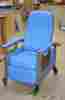 6902-25 Ivancare Invacare Medical Chair Multi Position Recliner Comfort Plus Blue Wheelchair Ohio