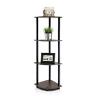 696859004148 Furinno Corner Display Rack Multipurpose Shelving Unit Dar