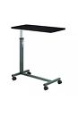 763935144279 Drive Medical Overbed Laptop Food Tray Rolling Table Adjustable Hospital Desk