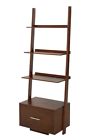 8043491es Convenience Concepts American Heritage Bookshelf Ladder With Drawer 095285418732
